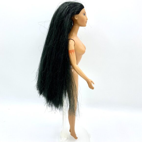 Vtg Disney Barbie POCAHONTAS Doll Nude Native American Indian Princess Mattel - Picture 5 of 12